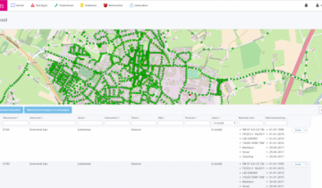 LMS beheersoftware voor lichtmanagement van openbare verlichting.