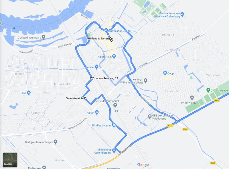 LMS Routebeschrijving Google Maps